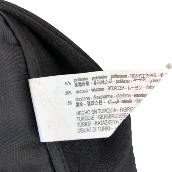 Zara Black Trousers Dress Pants - Picture 5 of 8